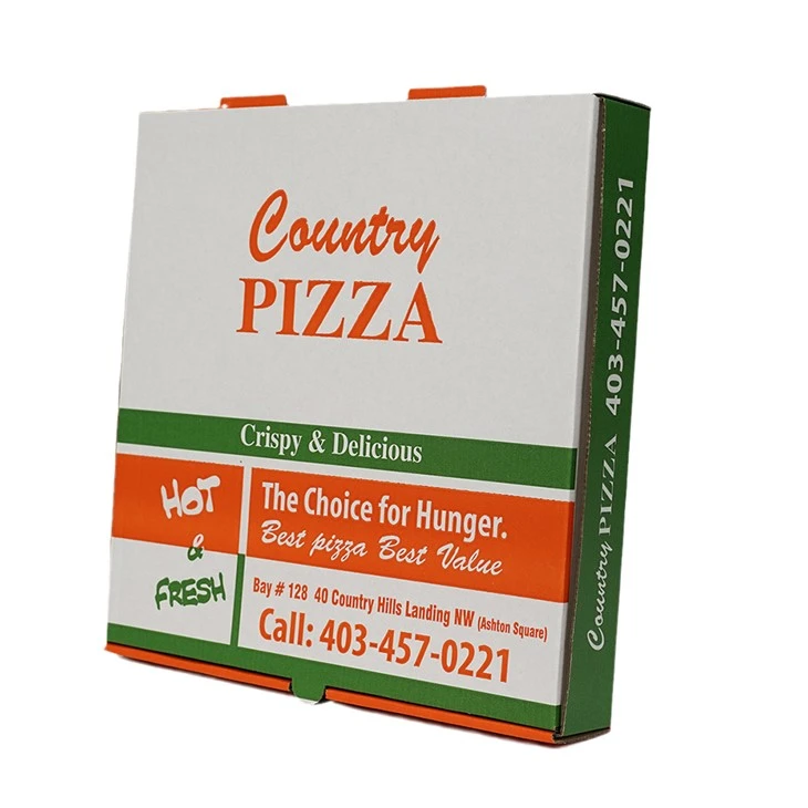 Fournisseur de carton de paquet de hamburger de 9 pouces personnalisé
