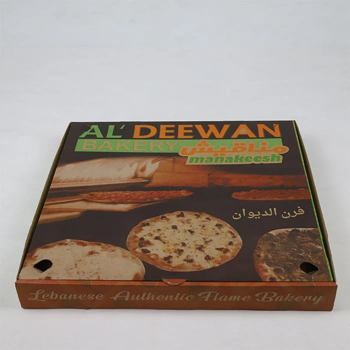 Boîte à pizza Cajas avec design tendance