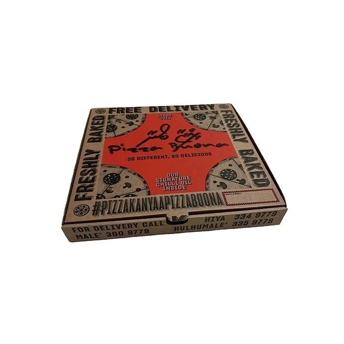 Boîte à pizza en carton ondulé