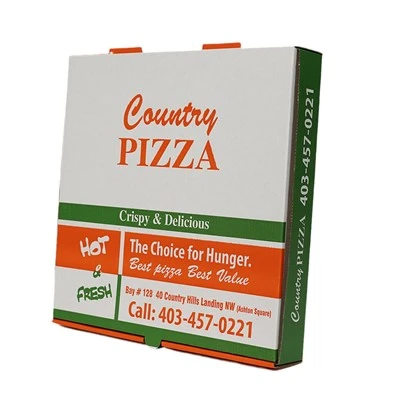 Fournisseur de carton de paquet de hamburger de 9 pouces personnalisé