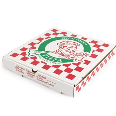 Boîte à pizza personnalisable respectueuse de l'environnement
