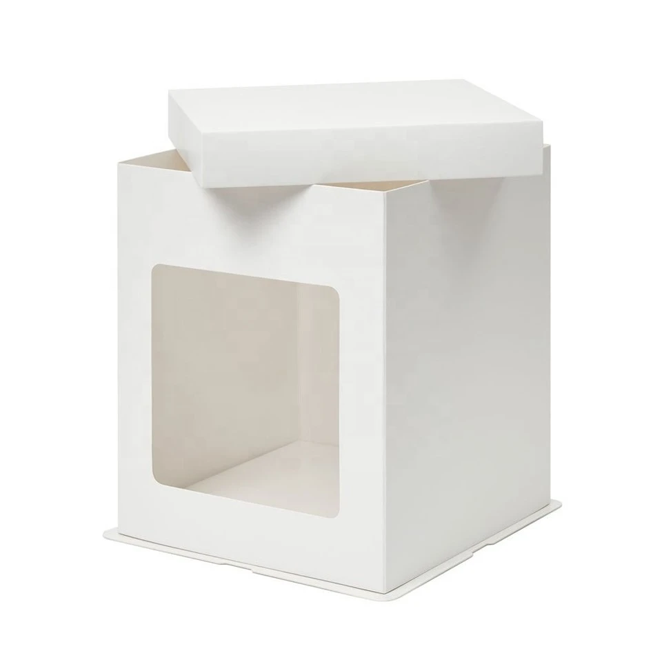 Grande boîte à gâteaux avec couvercle transparent