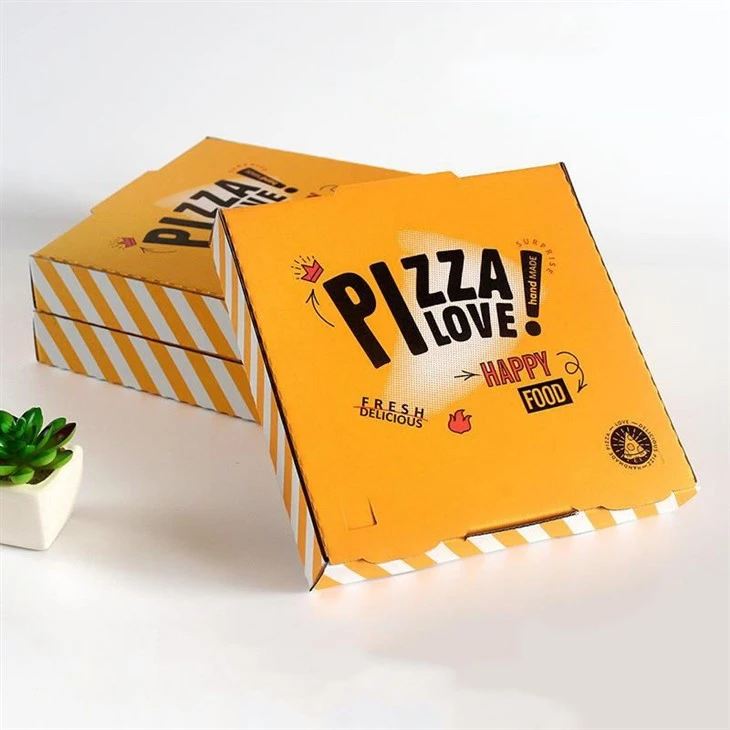 Boîtes à pizza imprimées de conception personnalisée par le fournisseur