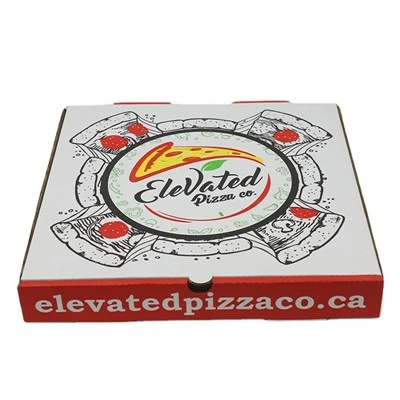 Boîte à pizza avec logo de taille personnalisée, haute qualité, bon marché