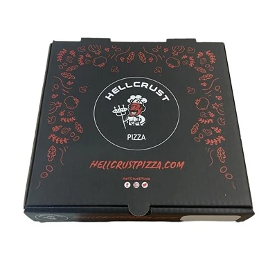 Boîte à pizza de livraison en carton ondulé de luxe personnalisée